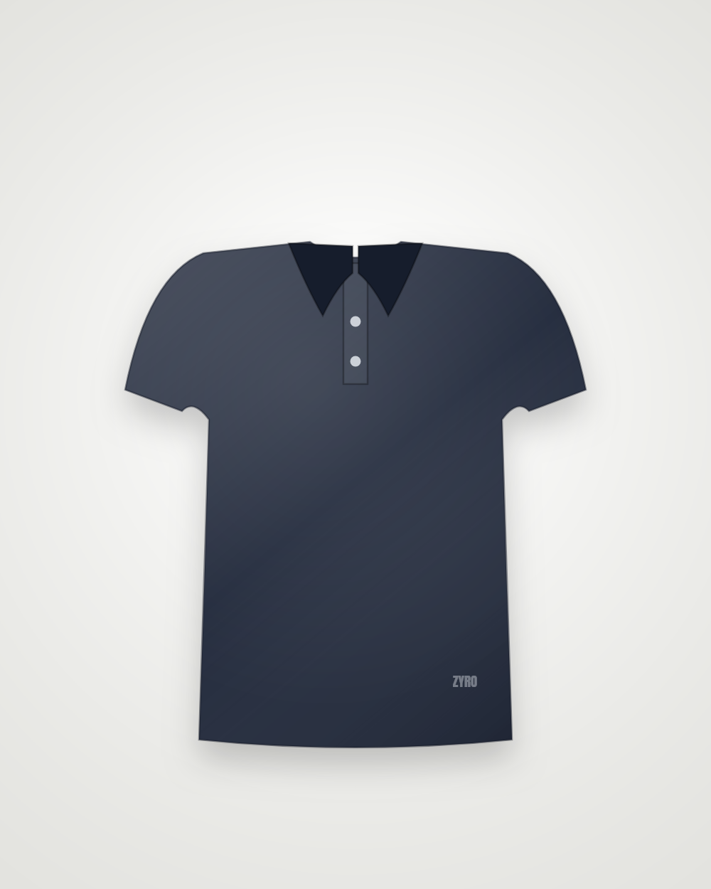 Classic Pique Polo — navy polo by Zyro Wear