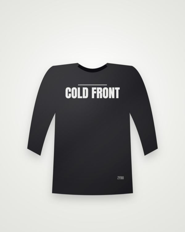Cold Front Full Sleeve — black longsleeve by Zyro Wear