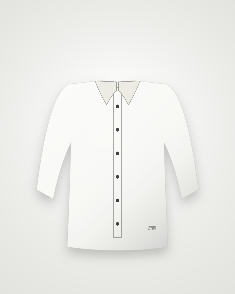 Everyday Oxford Shirt — white shirt by Zyro Wear