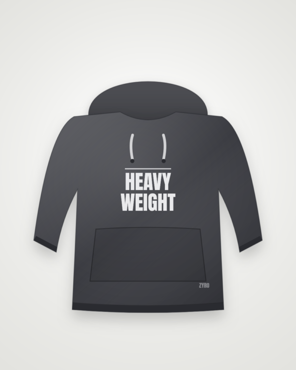 Heavy Weight Hoodie — charcoal hoodie by Zyro Wear