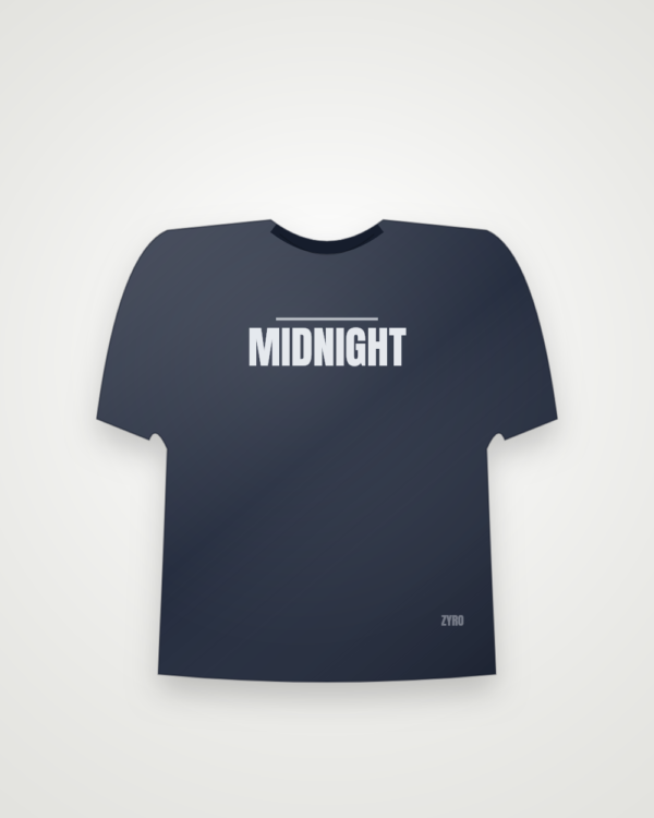 Midnight Drop Shoulder — navy drop by Zyro Wear