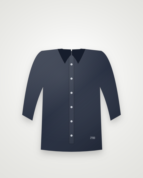 Navy Twill Shirt — navy shirt by Zyro Wear