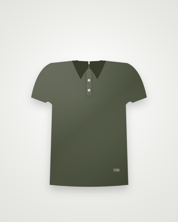 Olive Field Polo — olive polo by Zyro Wear