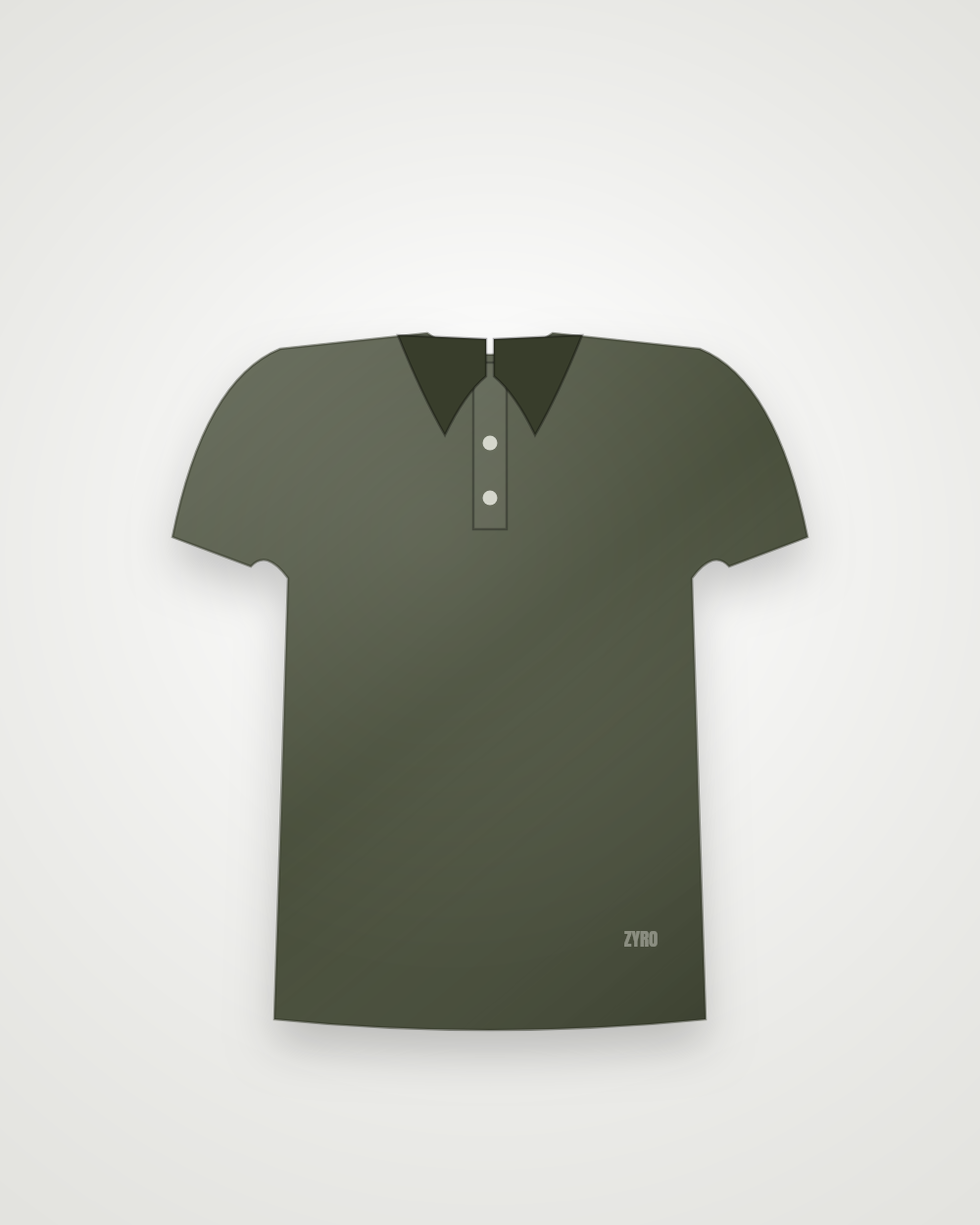 Olive Field Polo — olive polo by Zyro Wear