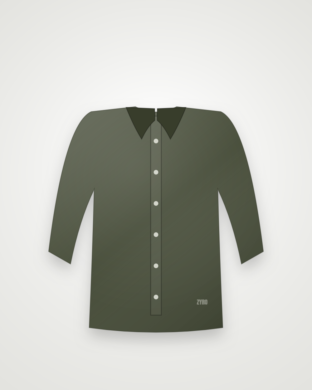 Olive Utility Shirt — olive shirt by Zyro Wear