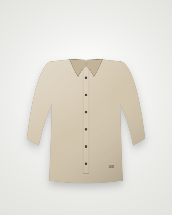 Sand Linen-Look Shirt — sand shirt by Zyro Wear