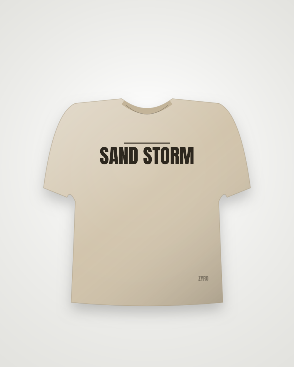Sand Storm Drop Shoulder — sand drop by Zyro Wear